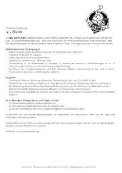 Iglu-Guide - Iglu-Dorf