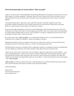 Hansi S&uuml;ssenbach-Alles was geht-Infotext