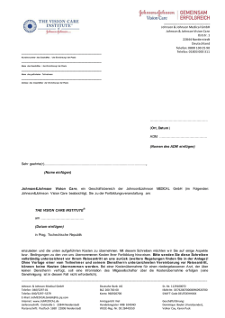 Johnson & Johnson Medical GmbH Johnson & Johnson Vision Care