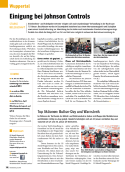 Einigung bei Johnson Controls