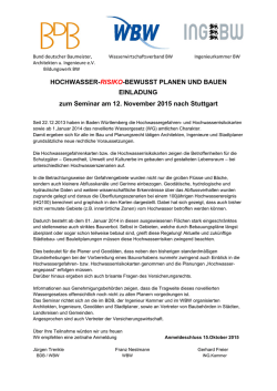 HOCHWASSER-RISIKO-BEWUSST PLANEN UND BAUEN