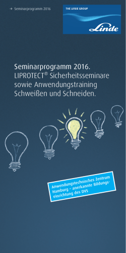 Seminarprogramm 2016. LIPROTECT
