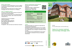 Station 40 - Psychiatrisches Zentrum Nordbaden