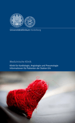 Information f&uuml;r - Universit&auml;tsKlinikum Heidelberg