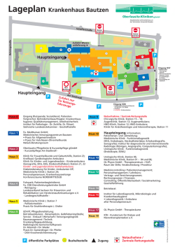 Lageplan Krankenhaus Bautzen dm - Oberlausitz