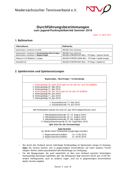 Durchf&uuml;hrungsbestimmungen
