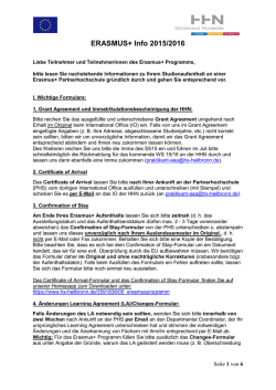 ERASMUS+ Info 2015/2016