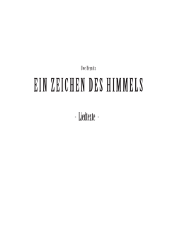 EIN ZEICHEN DES HIMMELS