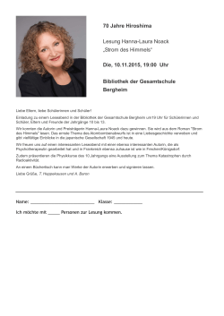 Einladung Gesamtschule Bergheim