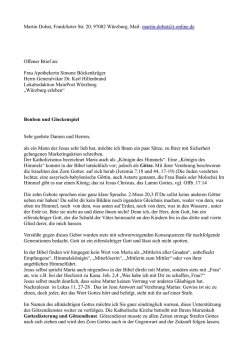 Bonbon,Glockenspiel und Götzendienst