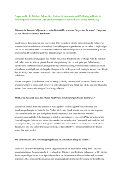 Interview mit dem Preistr&auml;ger Dr. Dr. Michael Schmei&szlig;er