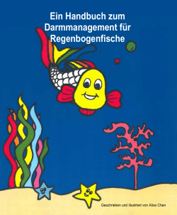 Ein Handbuch zum Darmmanagement für Regenbogenfische
