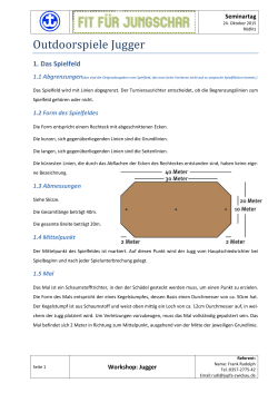 Jugger - Fit f&uuml;r Jungschar