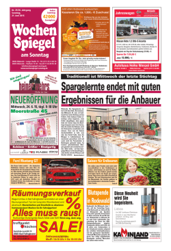 Spargelernte endet mit guten Ergebnissen für die Anbauer