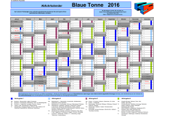 Blaue Tonne 2016 - Hubert Schmid Recycling und Umweltschutz