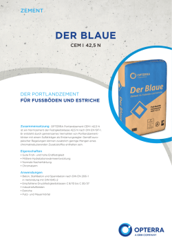 TDB Sack Der Blaue CEM I 42,5 N