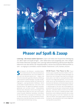 Phaser auf Spaß & Zaaap - Lasertag Revolution GmbH