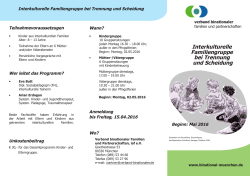 Interkulturelle Familiengruppe bei Trennung und Scheidung