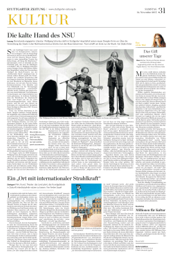 Stuttgarter Zeitung, 14.11.15