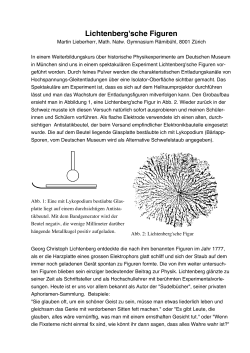 Lichtenberg`sche Figuren