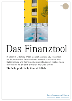 Einfach, praktisch, &uuml;bersichtlich.