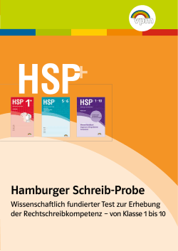 Hamburger Schreib-Probe