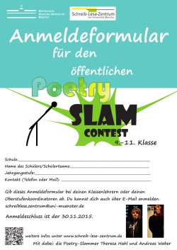 Information zum Contest