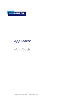 AppCenter-Handbuch
