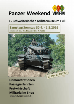 Panzer Weekend - und Festungsmuseum Full