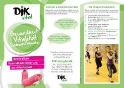 DJK vital Flyer