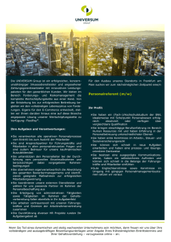 Die Universum Group ist ein &hellip;