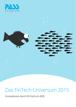 Das FinTech-Universum 2015