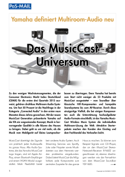 Das MusicCast Universum