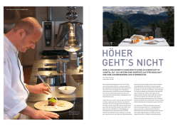 HÖHER GEHT`S NICHT