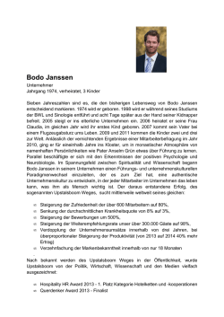 Portrait Bodo Janssen und der Upstalsboom Weg