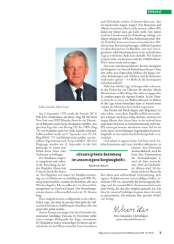 «Unsere grösste Bedrohung ist unsere eigene Sorglosigkeit!»