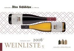 Gültig bis April St. Martin Schneider www.altes