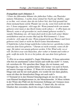 Der Fremde Jesus