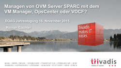 Managen von OVM Server SPARC mit dem VM Manager