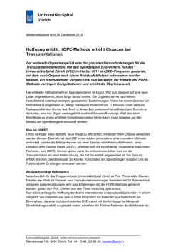 Hoffnung erf&uuml;llt: HOPE-Methode erh&ouml;ht Chancen bei