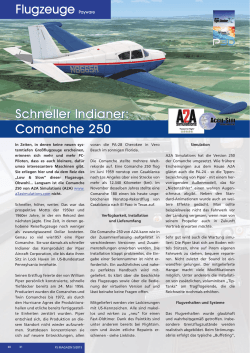 Flugzeuge Payware Schneller Indianer: Comanche 250