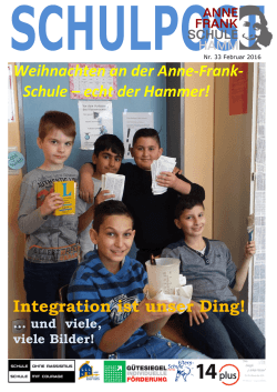 "Schulpost". - Anne-Frank-Schule