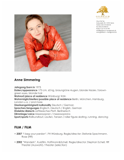 Anne Simmering - Goldbaum Management