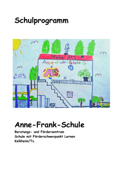 Das ist unser Schulprogramm!!! - Anne-Frank