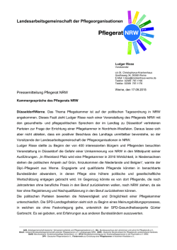 Landesarbeitsgemeinschaft der Pflegeorganisationen