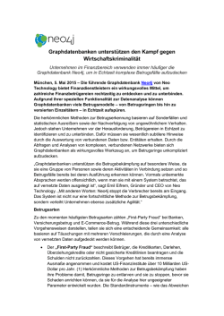 Graphdatenbanken unterst&uuml;tzen den Kampf gegen