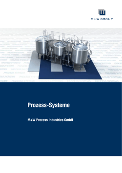 Prozess-Systeme - M+W Central Europe GmbH