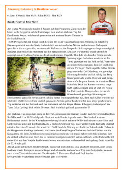 Almkönig Eidenberg & Duathlon Weyer