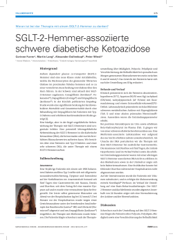 SGLT-2-Hemmer-assoziierte schwere diabetische Ketoazidose