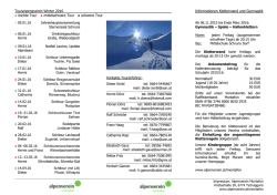 Folder Jahresprogramm 2016
